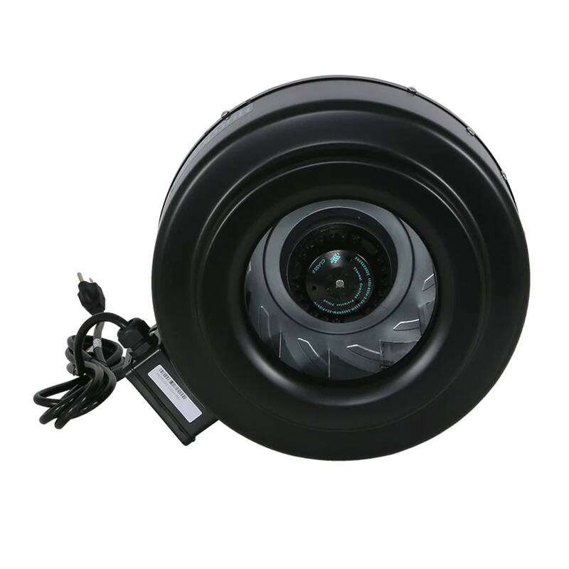 Hurricane Commercial Grade Inline Wall Mount Fan For HVAC & Ventilation Uses - 10-Inch