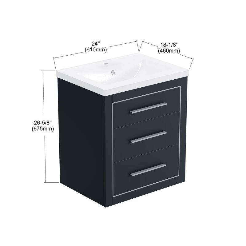 LaLa 24" Single Vanity Set