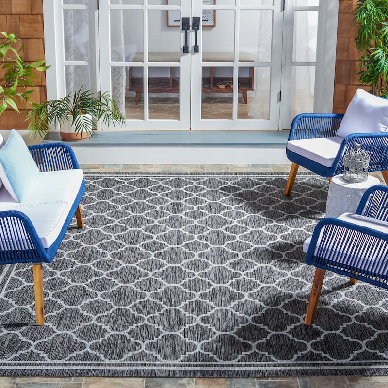 SAFAVIEH Courtyard Kamini Indoor/ Outdoor Waterproof Patio Backyard Rug