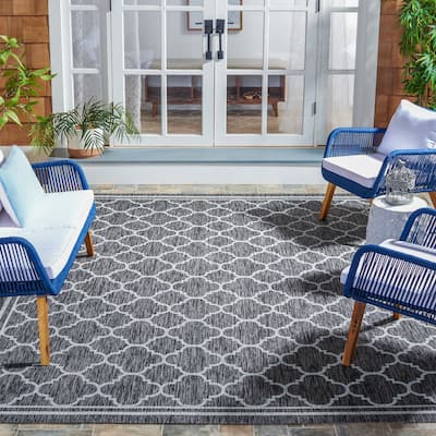 SAFAVIEH Courtyard Nazdar Indoor/ Outdoor Waterproof Patio Backyard Rug
