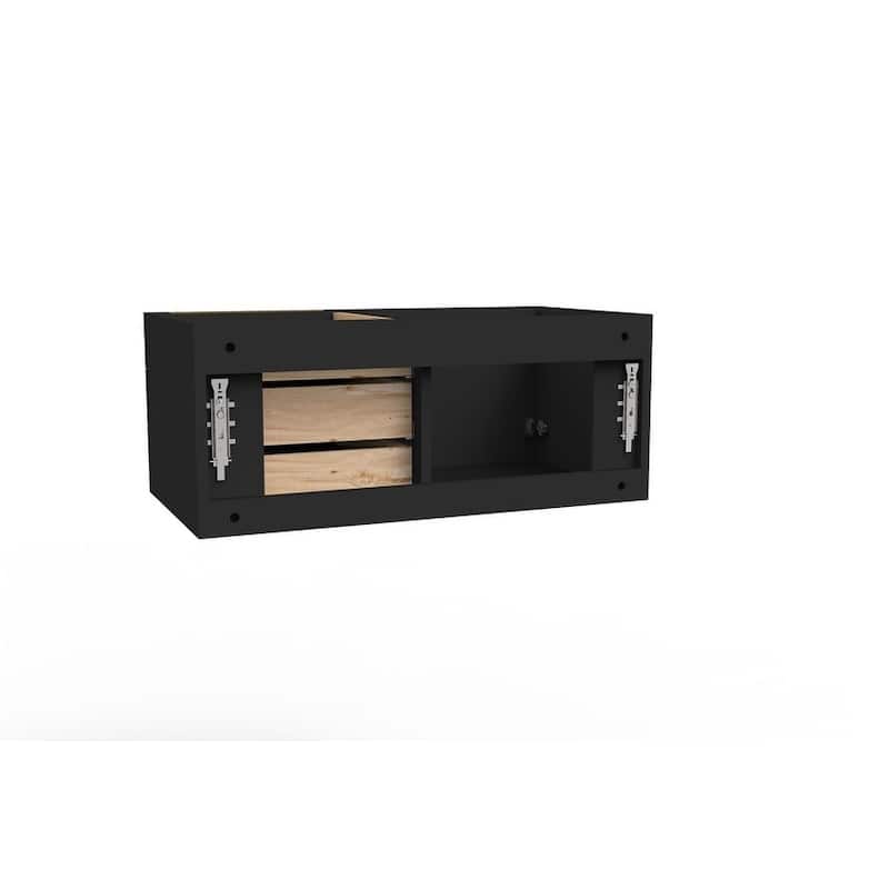 Alpine 36" Wall Mounted Bathroom Vanity (Base Only)