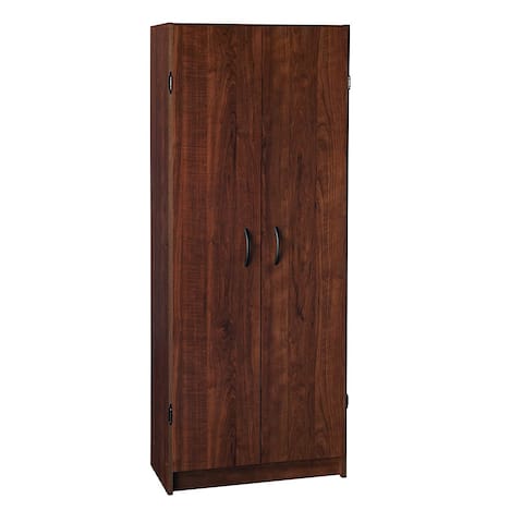 ClosetMaid 1308 Freestanding Kitchen Organization Pantry Cabinet, Dark Cherry - 12.5 x 24 x 59.5 inches
