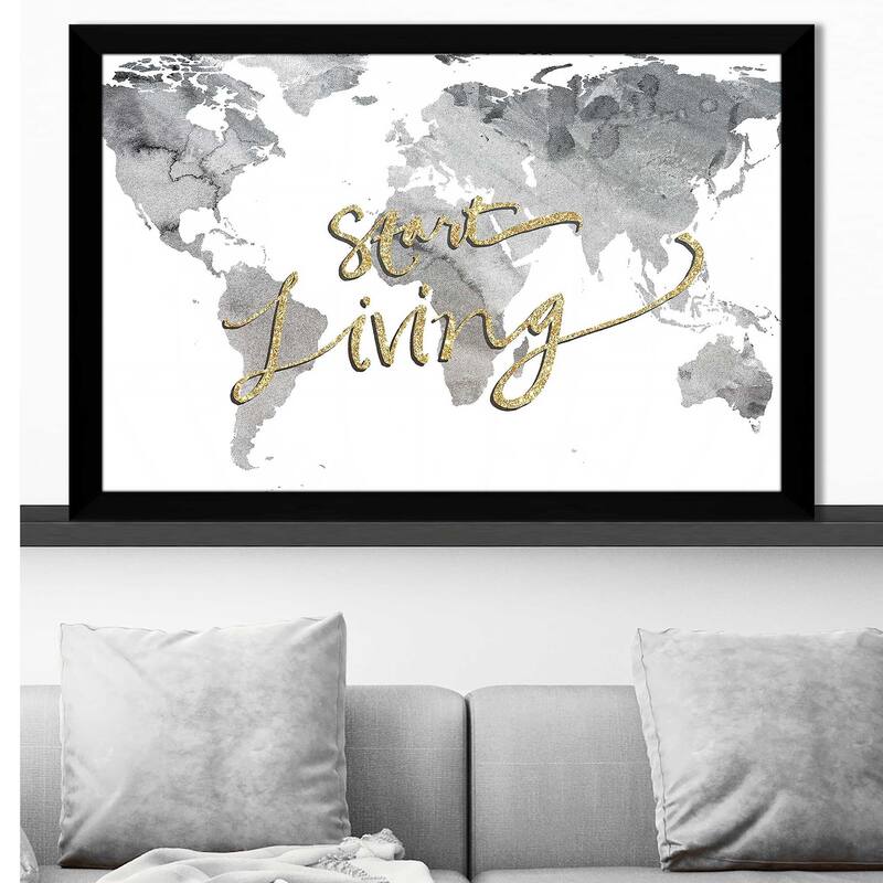 "Start Living (Horizontal)" Print on Acrylic