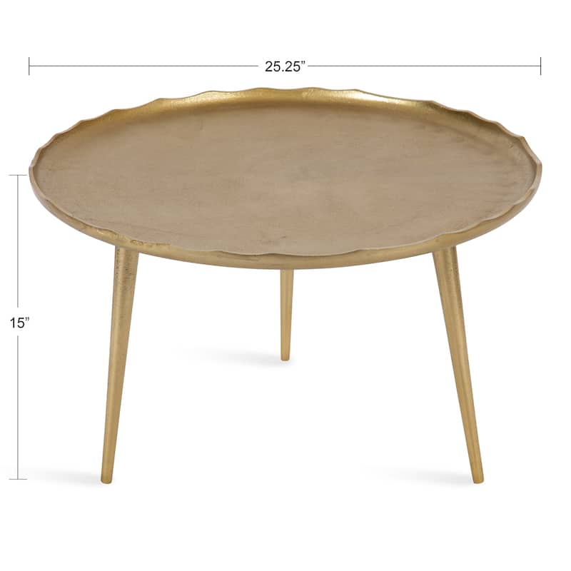 Kate and Laurel Alessia Round Coffee Table