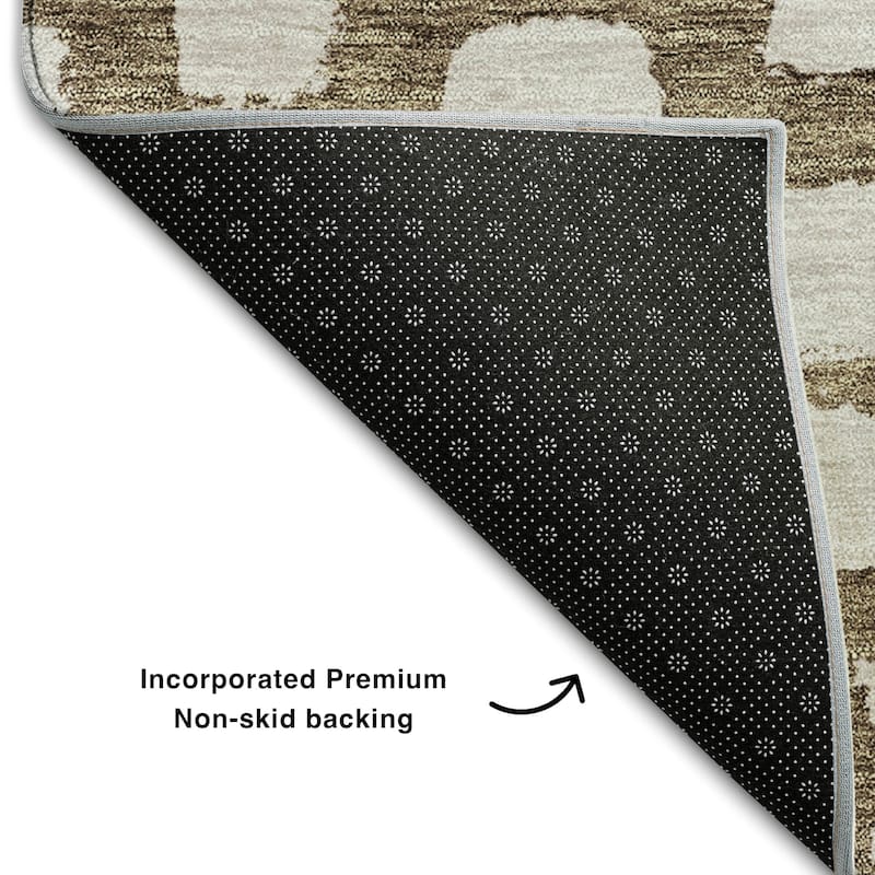 Premium Washable Super Soft Contemporary Cobble Mayfield Rug