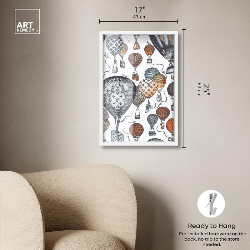 Doll Memories - Fashion Balloons Shadowbox by Art Remedy