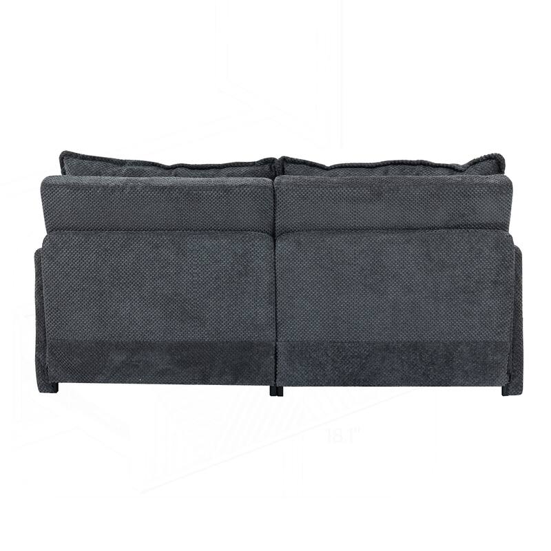 Versatile Convertible Sofa Bed with Side Storage and USB Ports for Home