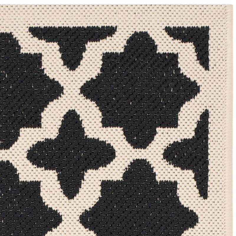 SAFAVIEH Courtyard Dorthey Indoor/ Outdoor Waterproof Patio Backyard Rug