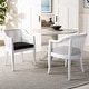 preview thumbnail 11 of 10, SAFAVIEH Forest Antique White Round Drop Leaf Dining Table - 43.3' x 43.3' x 30.7'