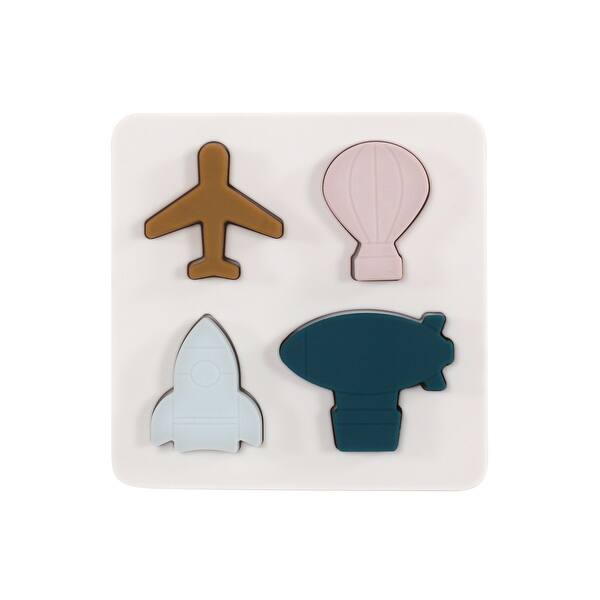 slide 1 of 1, Hudson Baby Silicone Puzzle Board, Transportation, One Size - Transportation Transportation - Toddler