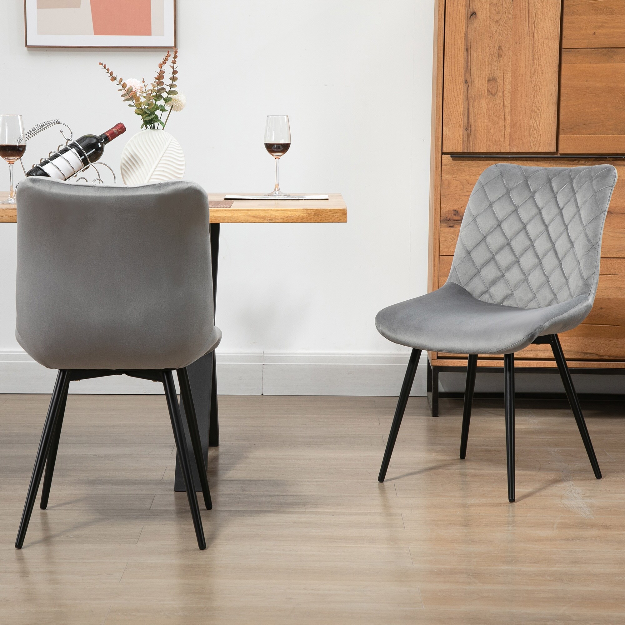 Soft leather dining hotsell chairs
