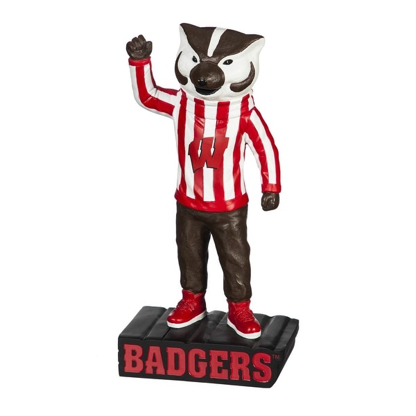 Wisconsin Badgers Bucky 12" Mascot Statue
