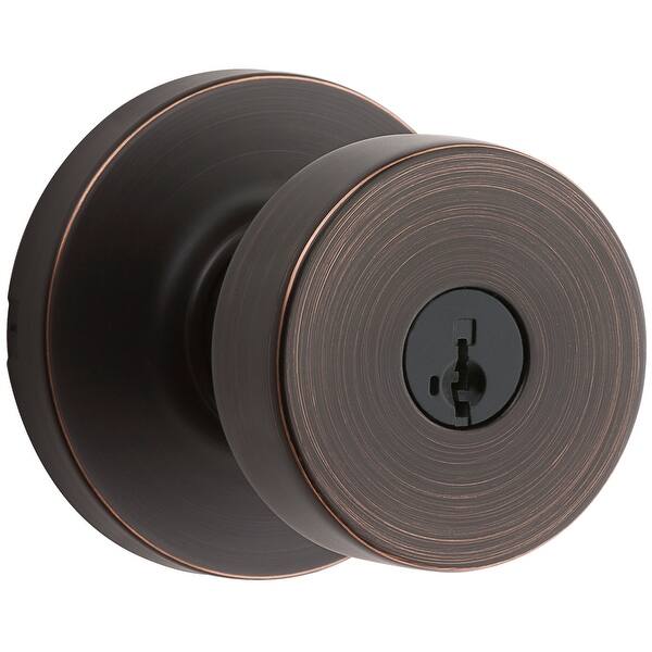 Shop Kwikset 740pskrdt S Pismo Single Cylinder Keyed Entry Door Knob Set Overstock 25655679