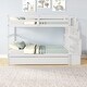 preview thumbnail 15 of 13, Modern & Clean Design Twin over Twin Bunk Beds With Twin Trundle and Stairway Storage Function,Elegant Children Bed