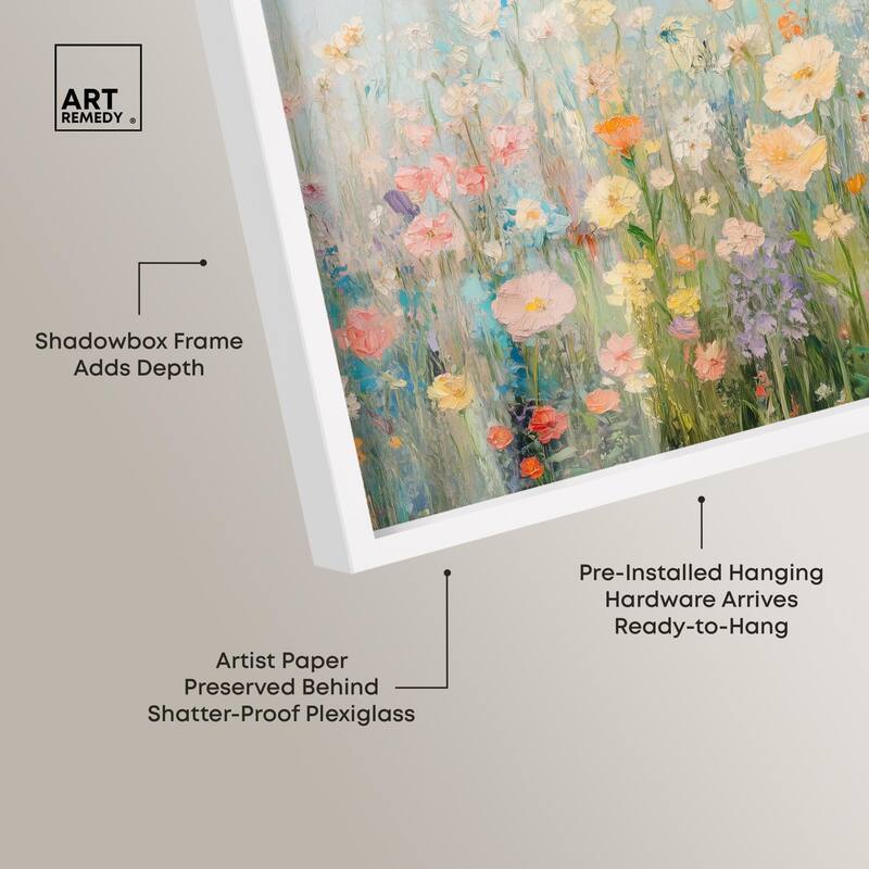 Soft Focus Flora II Shadowbox by Art Remedy