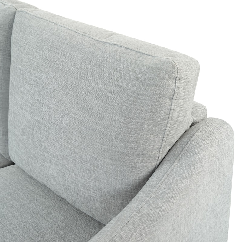 SAFAVIEH Couture Edalynn Modern 3 Seater Sofa - 77"W x 32"D x 34"H