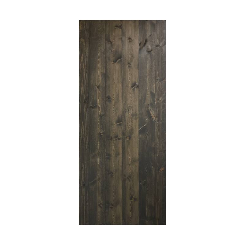 Coast Sequoia 48in./60in./72in./84in. x 84in. S Series Multi-Color Pine Wood Double Sliding Barn Door With Hardware Kit