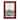 Neutral Tropics I -Framed Print w/glass-Cherry Red