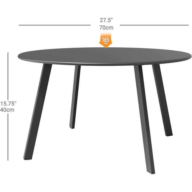 18" or 28" Round Outdoor Side Table End Table Coffee Table