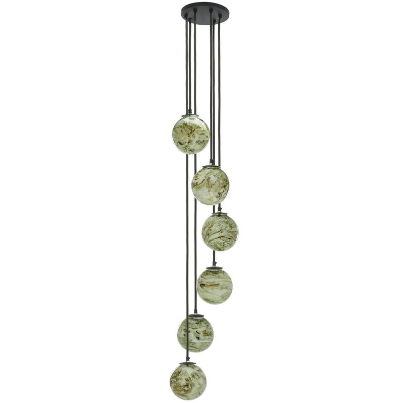 SAFAVIEH Lighting Hallie 6 Light 18-inch Pendant. - 18"W x 18"D x 64"H