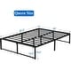 preview thumbnail 8 of 11, 14 Inch Bed Frames,3500 lbs Heavy Duty Metal Platform,Steel Slats Support/No Box Spring Needed