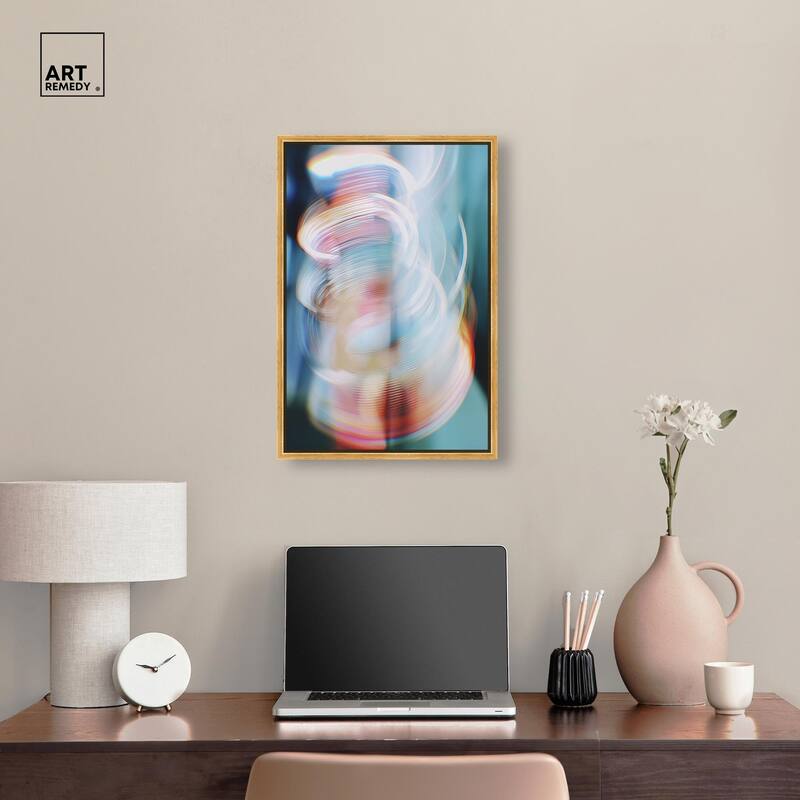 Swirling Light II Canvas by Art Remedy
