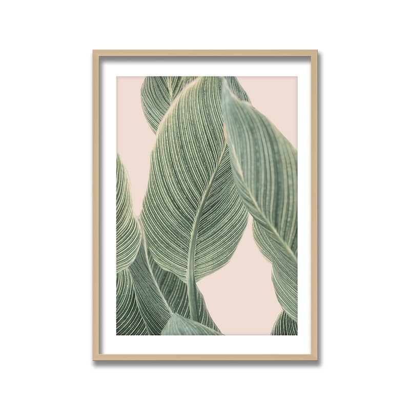"Calla Leaf" Framed Print Wall Art by Kathrin Pienaar