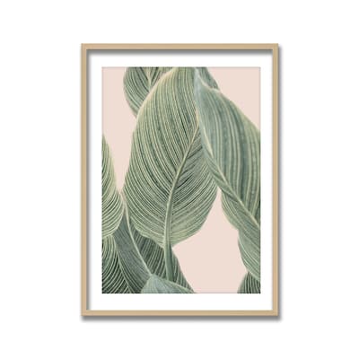 "Calla Leaf" Framed Print Wall Art by Kathrin Pienaar