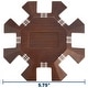 preview thumbnail 5 of 4, Mexican Train Wood Hub - Multi - 7.5x6.5x1.5 in.