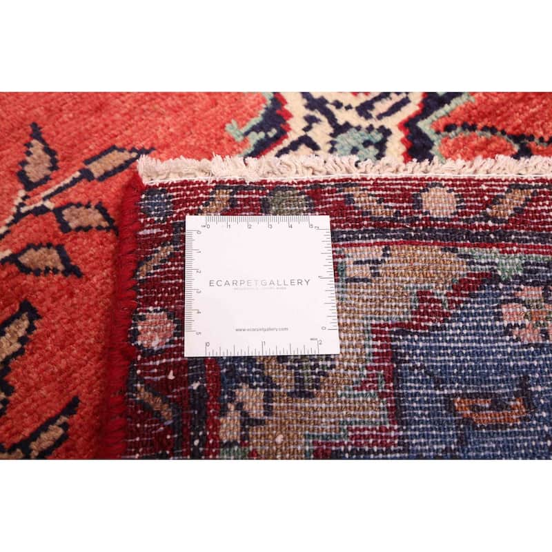 ECARPETGALLERY Hand-knotted Andelz Red Wool Rug - 3'1 x 8'2