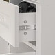preview thumbnail 39 of 48, Large Entertainment Center Bookshelves 57x38 inch Hutch Space for TV