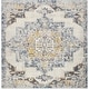 preview thumbnail 9 of 15, Livabliss Ankara Traditional Medallion Area Rug Teal - 7'10" x 7'10" Square - Square