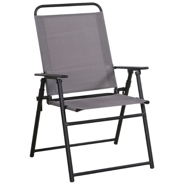 Black outdoor sales sling chairs