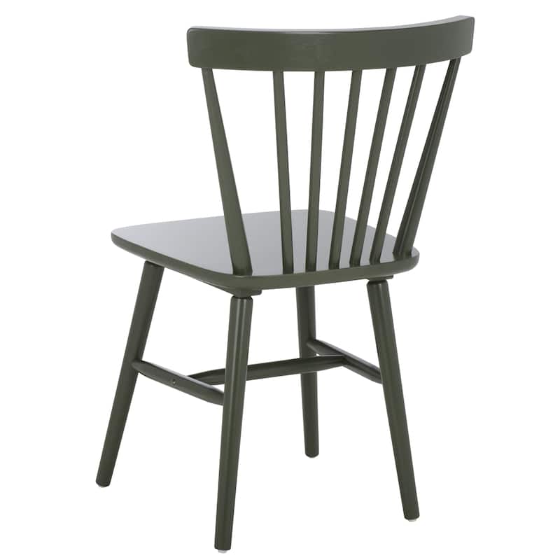 SAFAVIEH Signa Spindle Farmhouse Dining Chair (Set of 2) - 20" W x 20" D x 33" H - 20"W x 20"D x 33"H