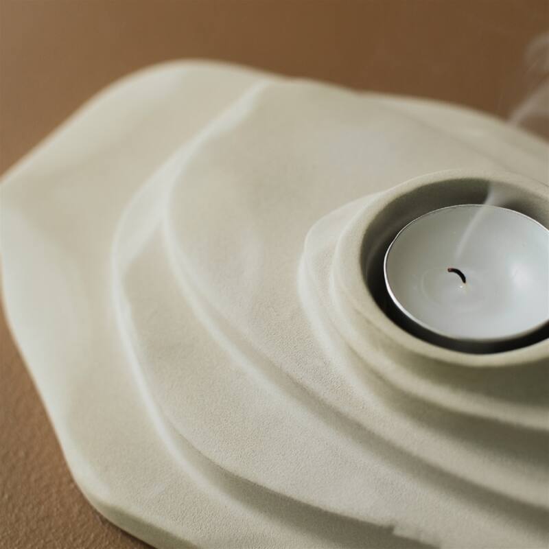 DUNE Candle holder Sandy Cream - Sandy Cream