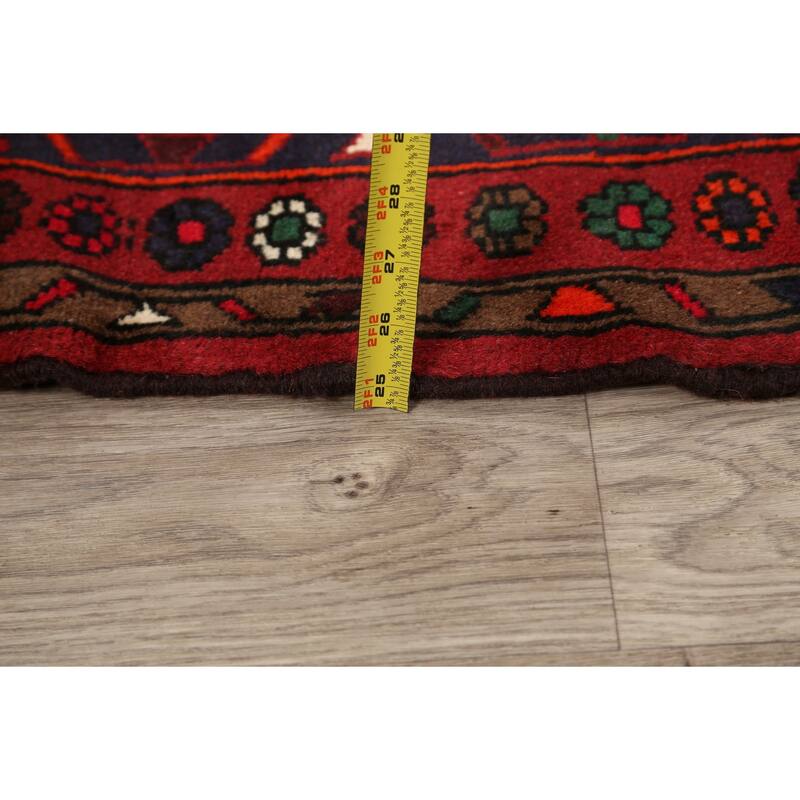Tribal Geometric Hamedan Persian Wool Area Rug Hand-knotted Carpet - 3'2" x 5'3"