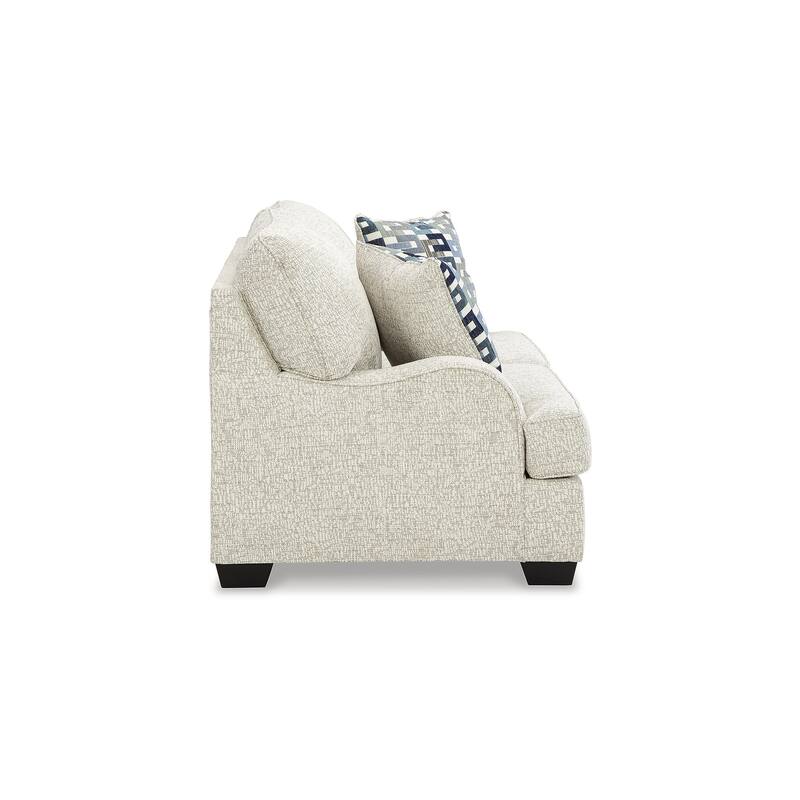 Signature Design by Ashley Valerano Beige Loveseat - 66"W x 41"D x 39"H