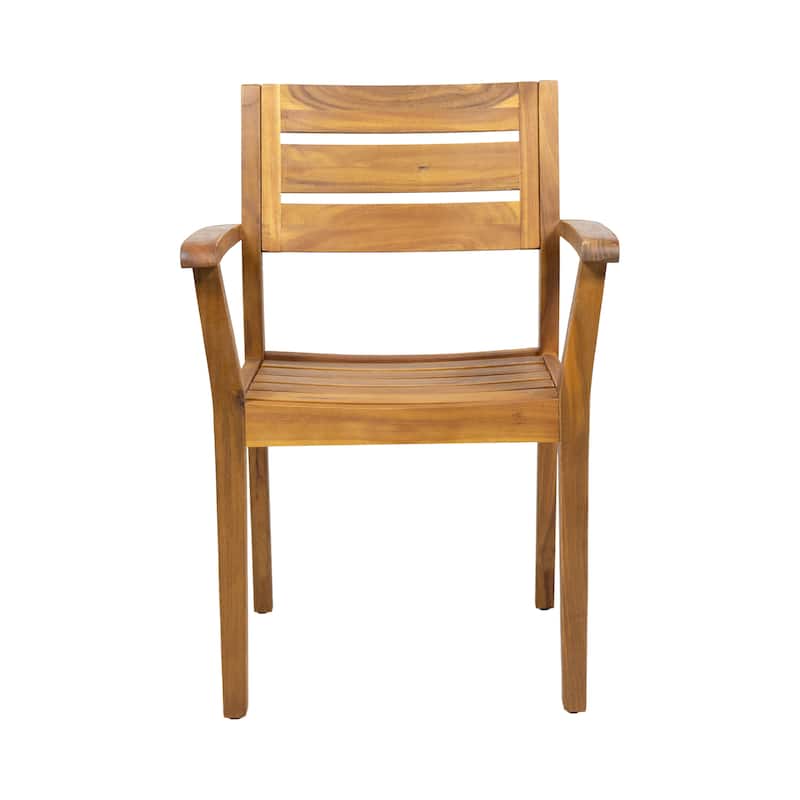Taiga Outdoor 7-piece Rectangle Wood Dining Set by Christopher Knight Home