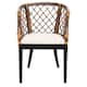 Option Natural Wash/Black Legs/White Cushion