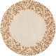 preview thumbnail 74 of 75, Rome Hand Tufted Floral Border Area Rug Orange/Ivory - 6' Round - Runner/Round