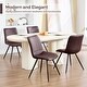 preview thumbnail 14 of 76, HOMYKA Modern Dining Chairs with Thick Cushions Set of 6