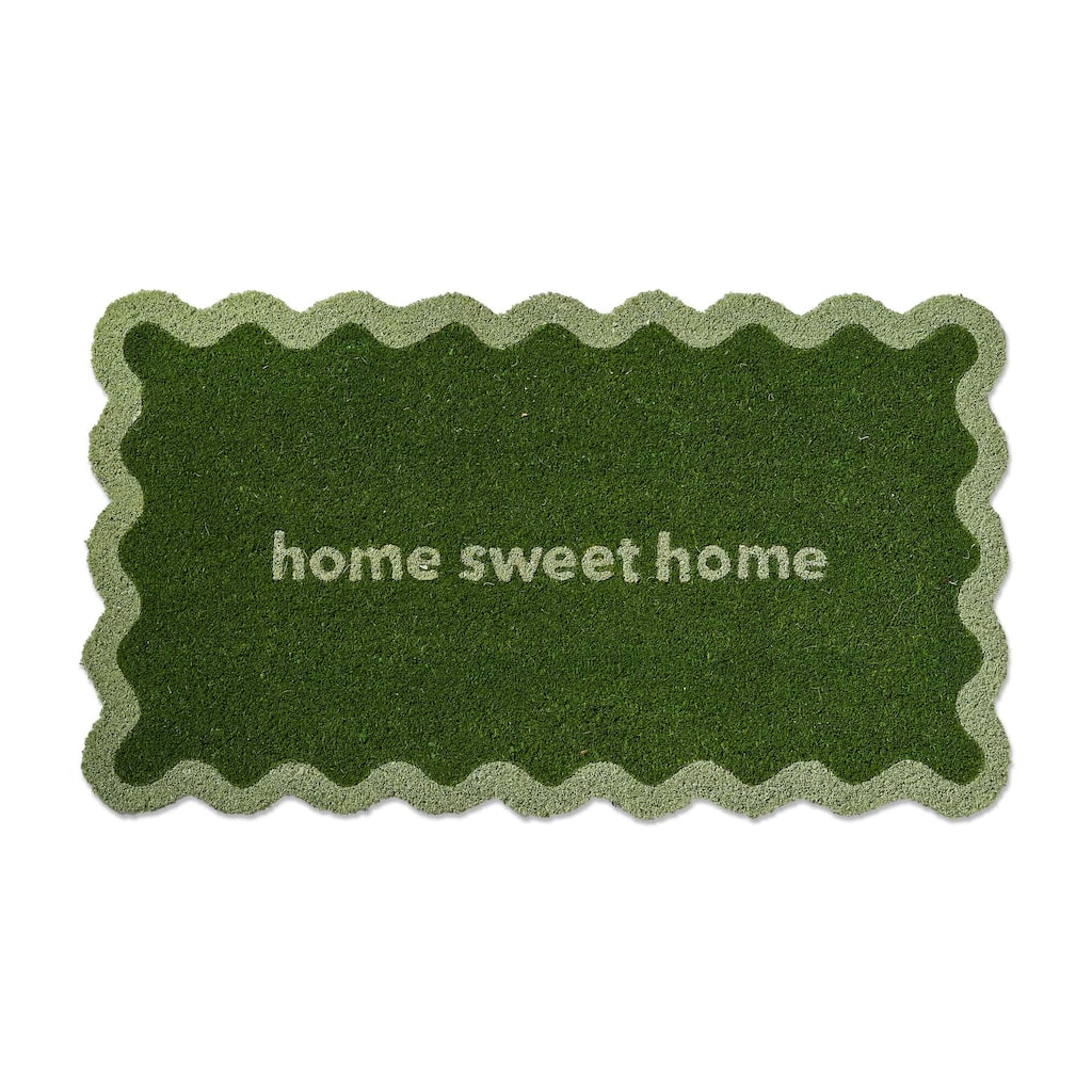 Home Sweet Home Shaped Pvc Coir Mat