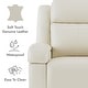 preview thumbnail 54 of 82, Hadlee Power Recliner Chairs with Power Headrest & Charging Ports