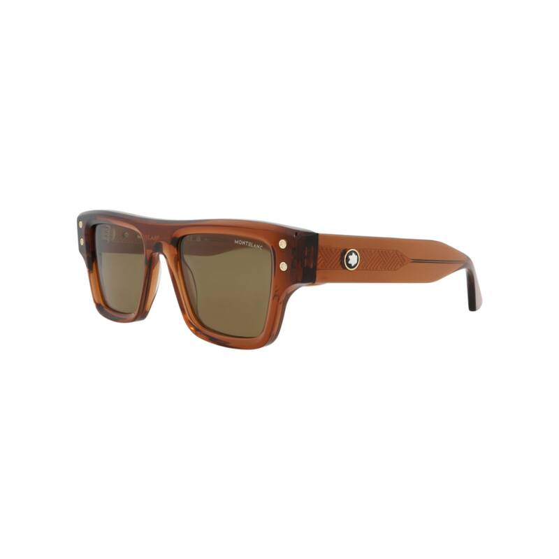 Montblanc Square-Frame Recycled Acetate Sunglasses