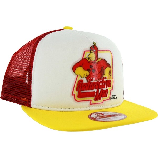 The Simpsons Radioactive Man Mesh Trucker Adjustable Hat M L