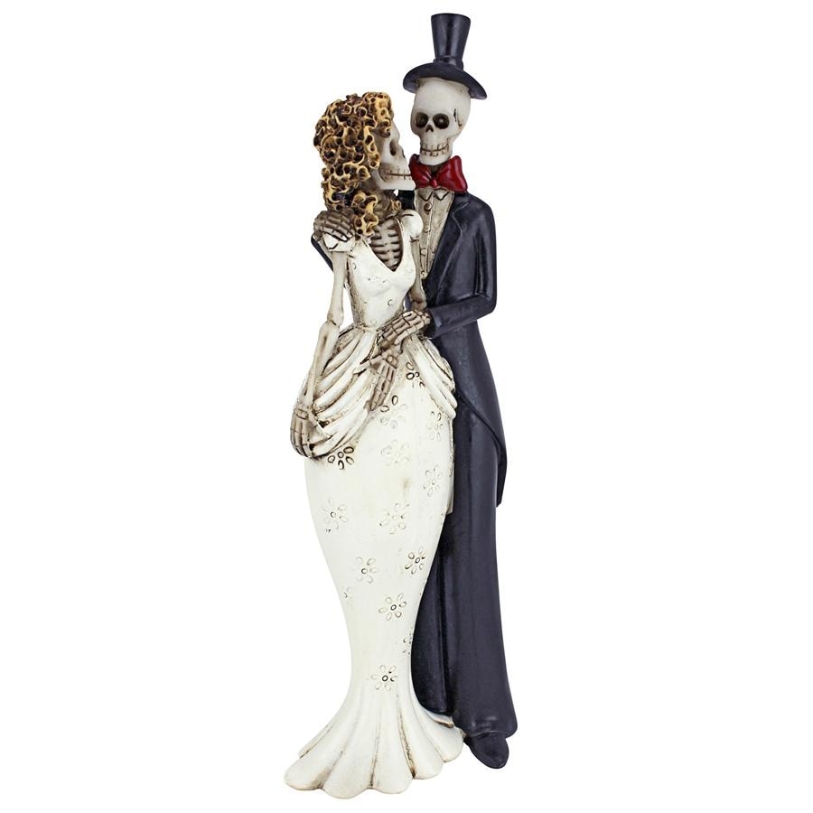 Shop Design Toscano Halloween Day Of The Dead Skeleton Bride And