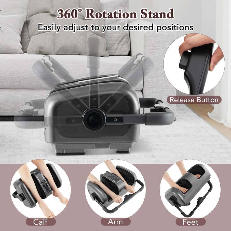 Costway Foot & Calf Massager Deep Kneading Shiatsu Massager Machine - See Details
