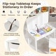 preview thumbnail 20 of 35, Multifunctional Kids Table and Chairs with Storage Space - 23" x 16" x 21.5"(L x W x H)
