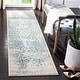 preview thumbnail 19 of 74, SAFAVIEH Madison Snowflake Medallion Rustic Farmhouse Distressed Rug 2'3" x 8'  Runner - Teal/Ivory