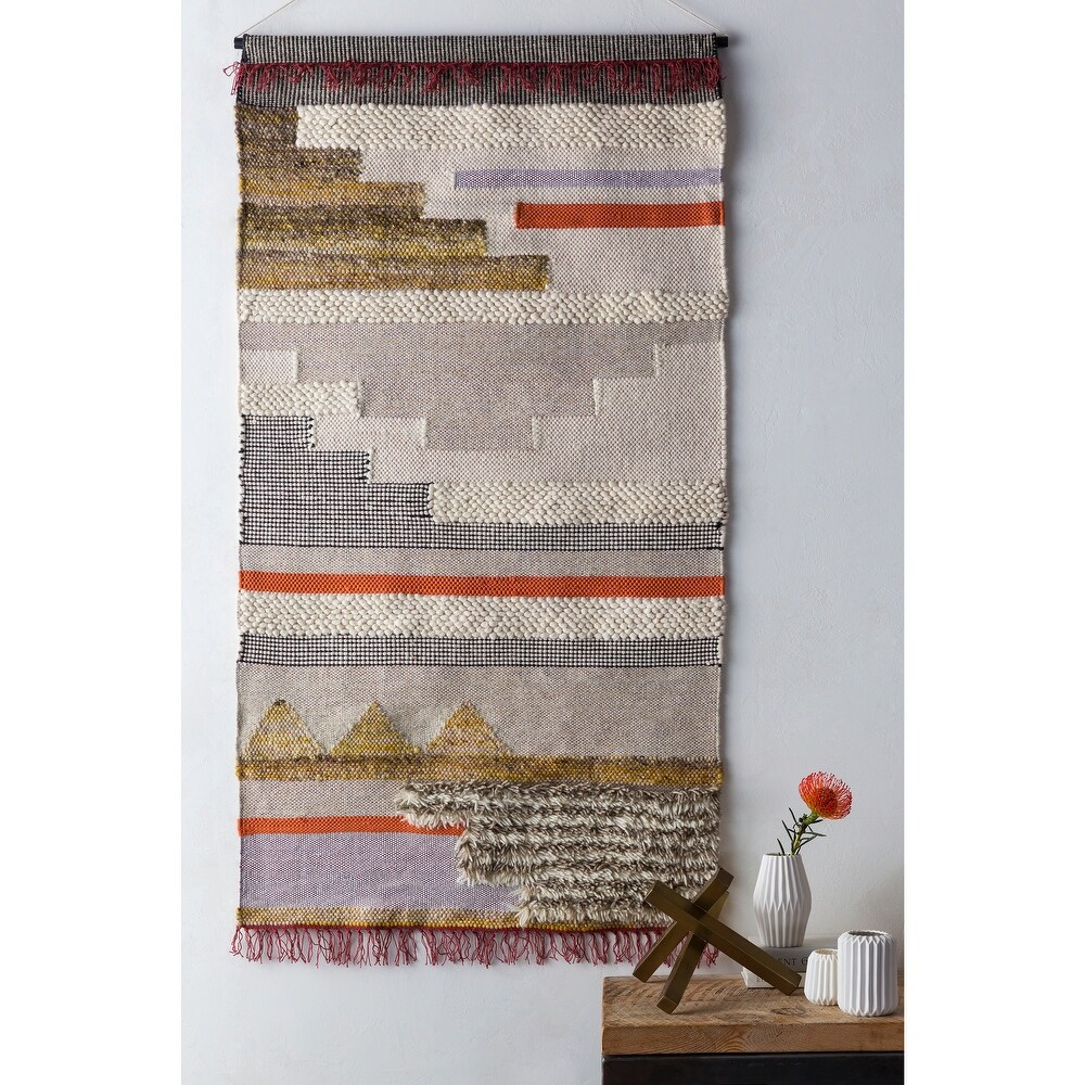 Abode Of Birds Ii Wool Chain Stitch Tapestry - On Sale - Bed Bath & Beyond  - 34748246